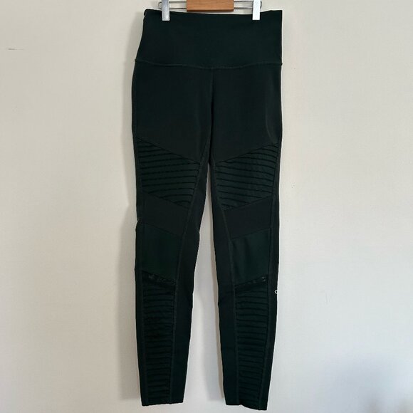 ALO YOGA Motto Leggings- Dark Hunter Green Size S - Picture 4 of 10